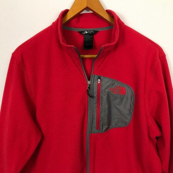 The North Face Other - The North Face Men Red XL Full Zip Fleece Jacket